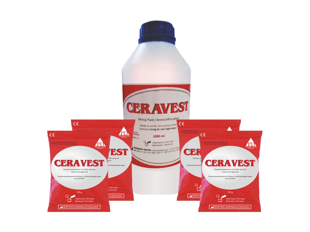 PRESIDENT DENTAL CERAVEST Kron-Köprü Revatmanı Likit + Toz