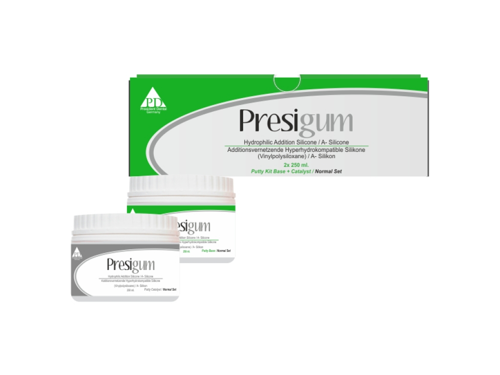PRESIDENT DENTAL Presigum Putty Normal Setting A-Silikon